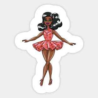 Black Barbie Stickers for Sale TeePublic